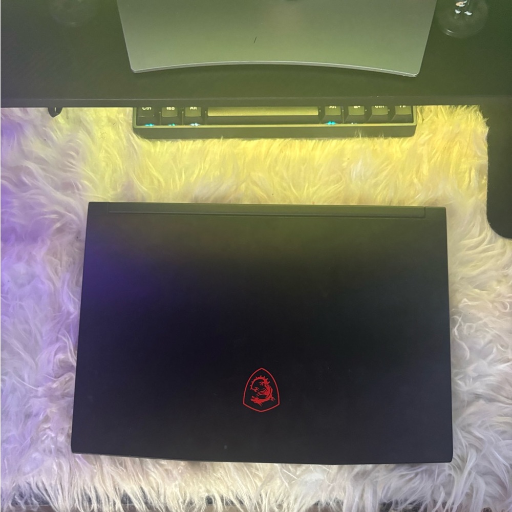 MSI Black and Red Gaming Laptop